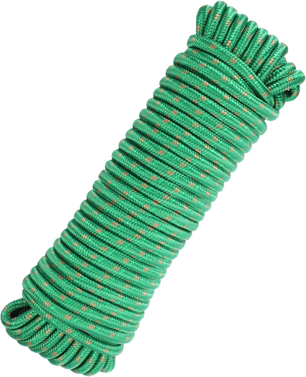 CERPXFF-3/8 Inch 90 Feet Polypropylene Rope,Solid Braided Utility Rope ...