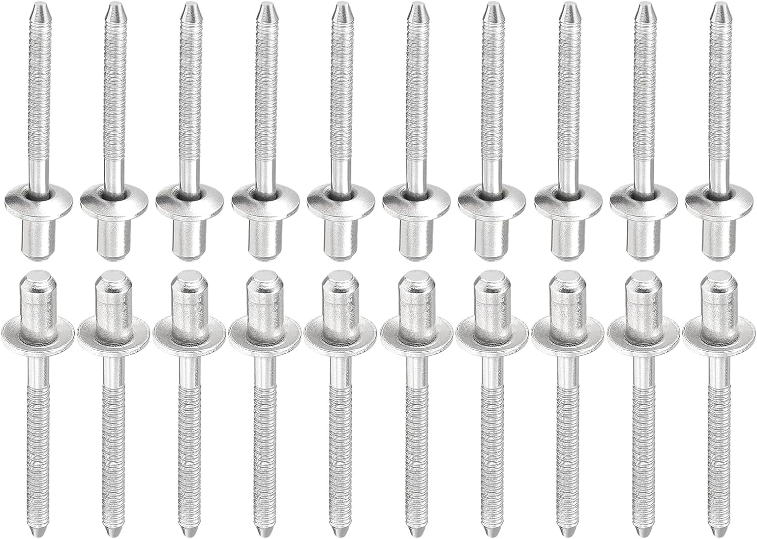 CERPXFF-4.8mm x 8mm (DxL) Blind Rivets - 25Pack - Good for Machinery ...