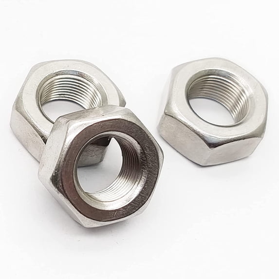 CERPXFF-5pcs M14 x 1.0mm Pitch Hex Nuts Stainless Hex Nu, Metric Fine ...