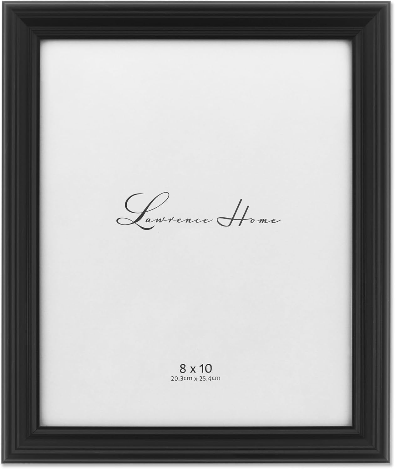 CERPXFF-8x10 Classic Detailed Black Picture Frame (535480) - Walmart.com