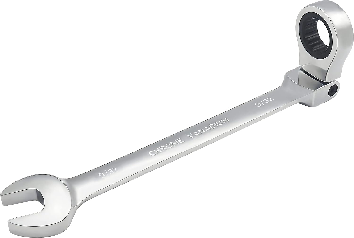 CERPXFF-9/32 Inch Flex-Head Ratcheting Combination Wrench SAE 72 Teeth ...