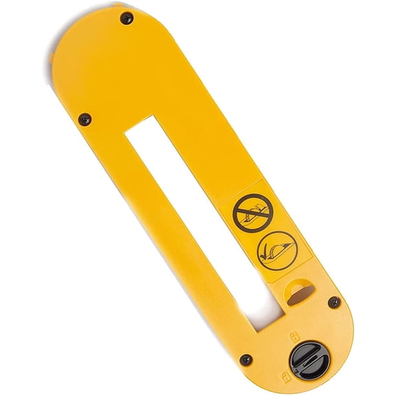 CERPXFF-Dado Throat Plate Compatible with DeWalt 10" Portable Table Saw, Fits for DWE7490, DWE7491, DWE7491RS (Type 2), DWE7492 - Made from Impact-Resistant PC/PBT Blend Material