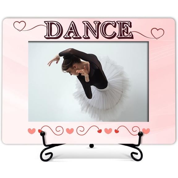 CERPXFF-Dance Picture Frame, Dance Recital Photo Frame, Ballet Gift For Women Girl Dance Teacher Student Dance Class Dance Team, Dance Lover Gift, Dancer Graduation Gifts, Home Office Frame With Stan