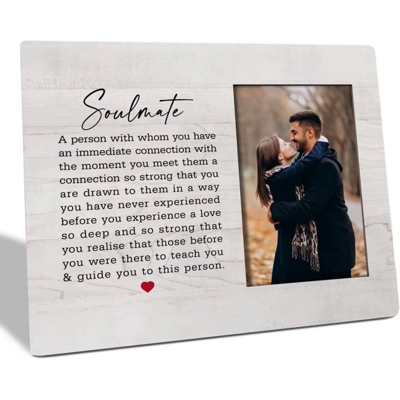 CERPXFF-I Love You Romantic Gifts for Him Her: Frames for Couples, Soulmate Gifts