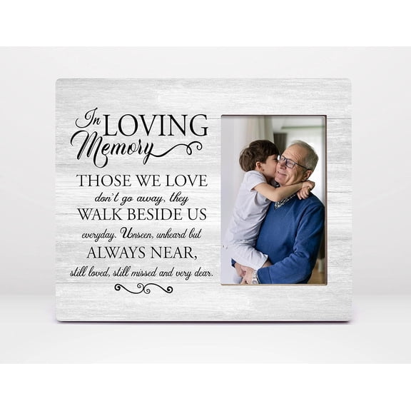 CERPXFF-In Loving Memory Those We Love Don't Go Away Gifts,Memory Picture Frame for Loss Loved Ones,4x6 Photo Frame (8x10 inch)