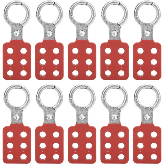CERPXFF-Lock Out Tag Out Hasp, 10Pcs Aluminium Lockout Tagout Hasp Kit ...