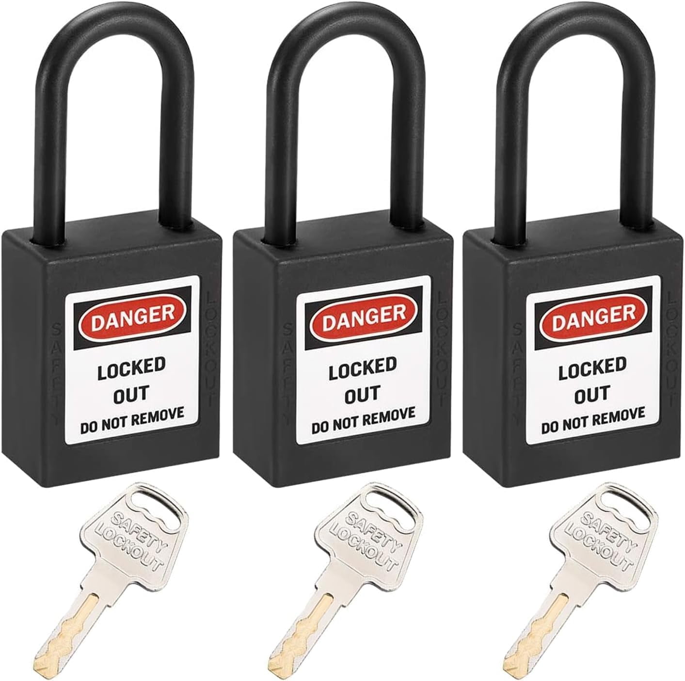 CERPXFF-Lockout Tagout Lock, Safety Padlock Keyed Alike, Loto Security ...