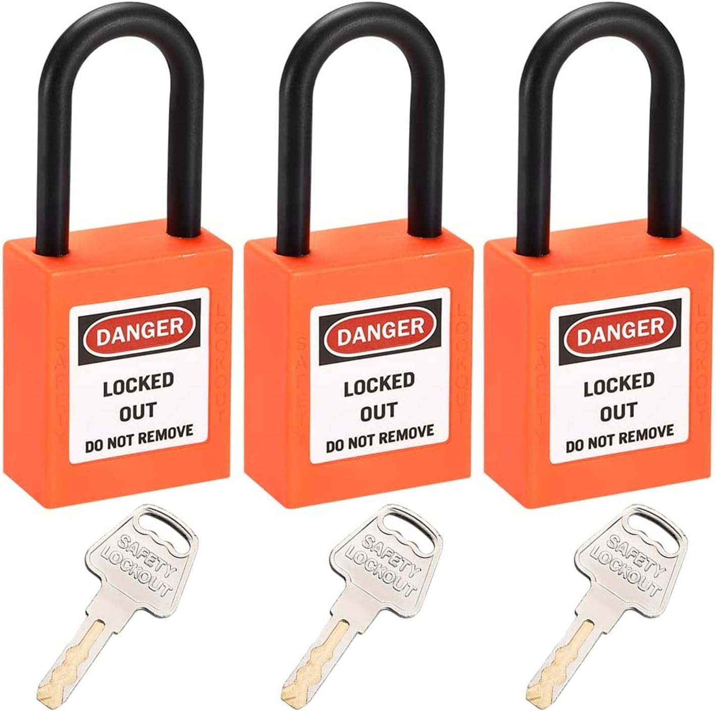 CERPXFF-Lockout Tagout Lock, Safety Padlock Keyed Alike, Loto Security ...