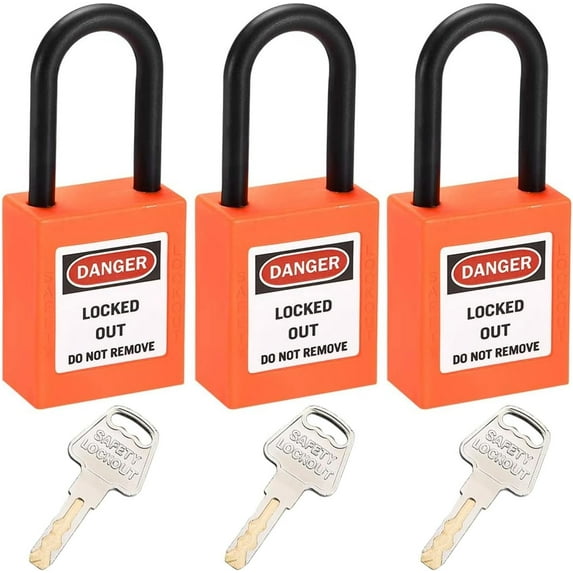 CERPXFF-Lockout Tagout Lock, Safety Padlock Keyed Alike, Loto Security ...