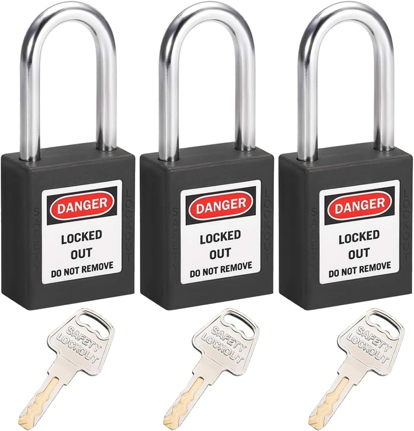 CERPXFF-Lockout Tagout Lock, Safety Padlock Keyed Alike, Loto Security ...
