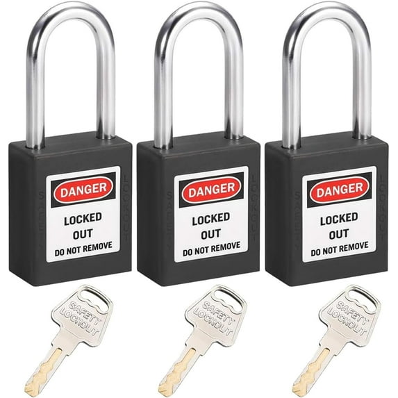CERPXFF-Lockout Tagout Lock, Safety Padlock Keyed Alike, Loto Security ...