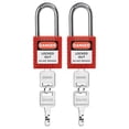 CERPXFF-Lockout Tagout Locks- 2 Red Loto Locks,Lockout Tagout Keyed ...