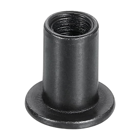 CERPXFF-M6x12mm Hex Socket Head Insert Nut Screw Post Sleeve Nut Black Oxide 20pcs
