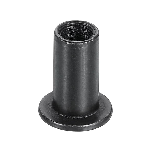 CERPXFF-M6x15mm Hex Socket Head Insert Nut Screw Post Sleeve Nut Black Oxide 10pcs