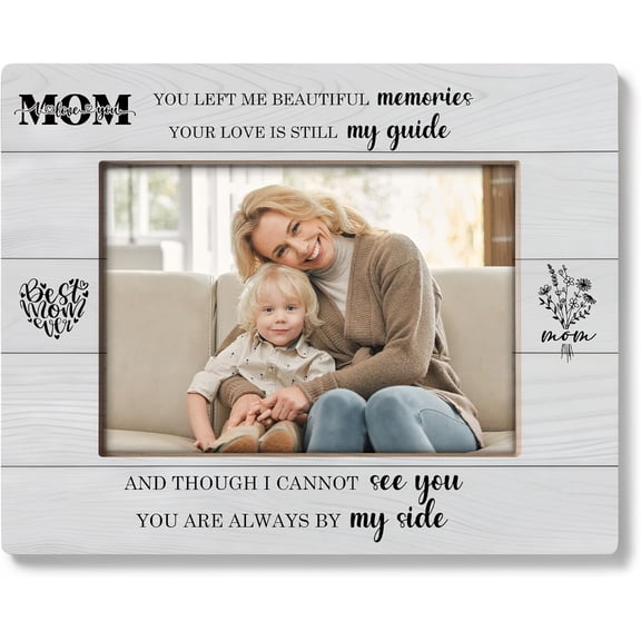CERPXFF-Mom Memorial Gifts Picture Frames 5x7,Sympathy Gifts Bereavement Gift for Loss of Mom Picture Frame,Remembrance Bereavement Grief Gift In Memory of mama souvenir