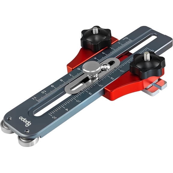 CERPXFF-Upgraded Table Saw Thin Rip Jig Guide for Cutting Repetitive Narrow Strips, Fast & Precise Thin Strip Cutting for 3/4" x 3/8" T-Slots, Compatible with Table Saws, Band Saws & Routers