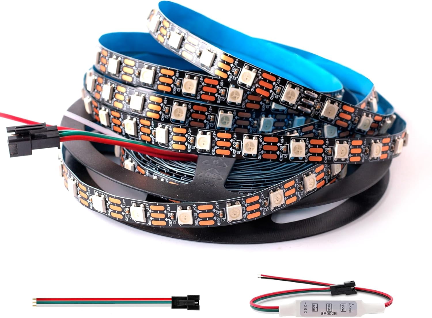 CERPXFF-WS2812B RGB LED Strip, Individually Addressable LED Strip ...