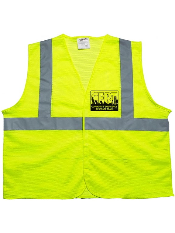CERT Vest, Community Emergency Response Team vest, Preparedness, Safety Vest
