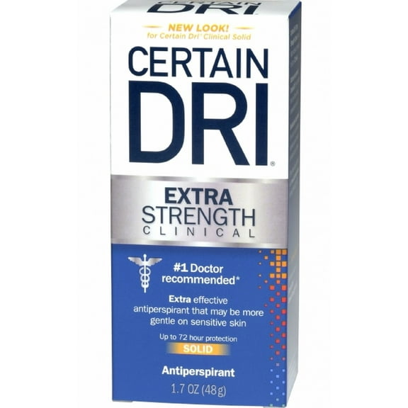 CERTAIN DRI Anti-Perspirant Solid 1.7 oz (Pack of 6)