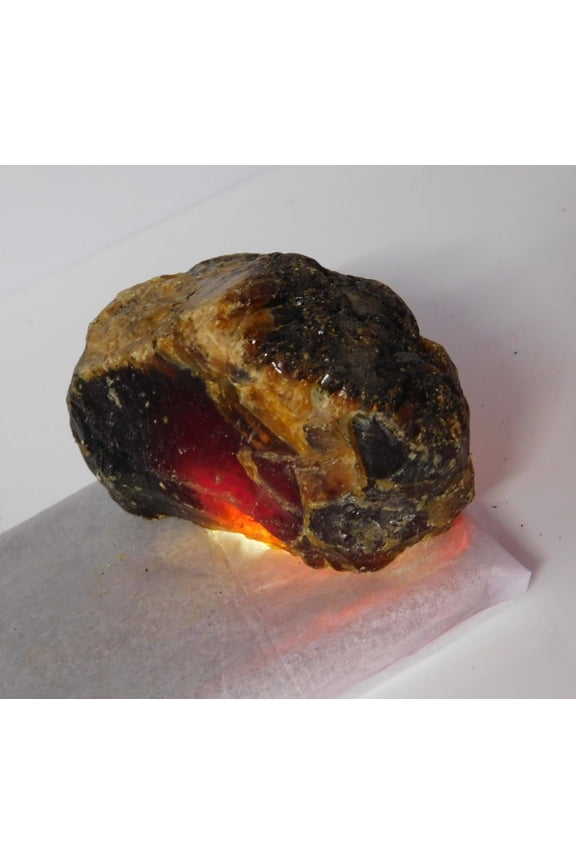 CERTIFIED 433.6 Ct Natural Amber Rough Rare Uncut Orange Gemstones Free Gift