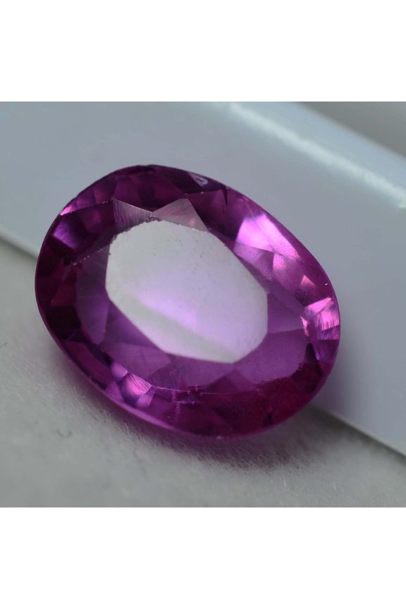 CERTIFIED 8.65 Ct PINK Natural Ruby Rare Loose Gemstone OVAL Cut Earring Size