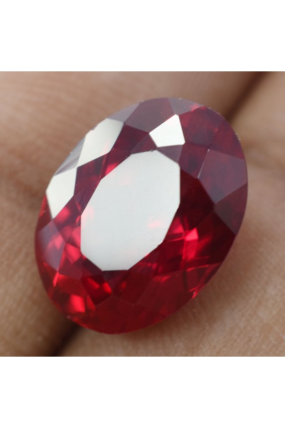 CERTIFIED NATURAL RUBY Red Loose Gemstone Oval Shape 8.80 Ct Pendant Size