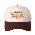thumbnail image 1 of CERTIFIED Yuppie Embroidered Patchwork Trucker Cap | Adjustable Unisex Snapback, Modern Essential, 1 of 11