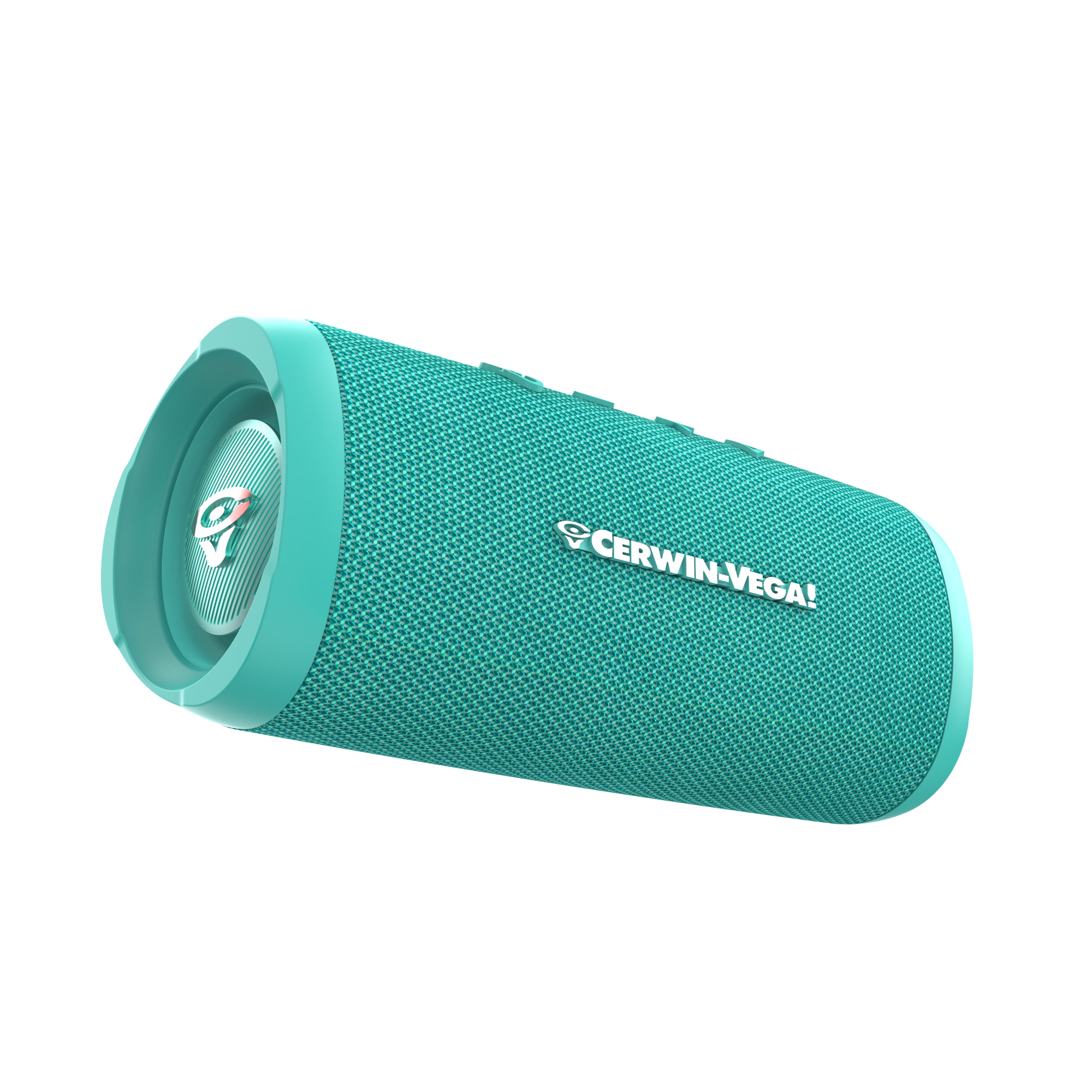 Cerwin-Vega! Vega Mini - Vmgrn Compact Bluetooth Speaker, Powerful Bass, Portable Wireless Speaker for Travel, Home, and Outdoor Use – Green