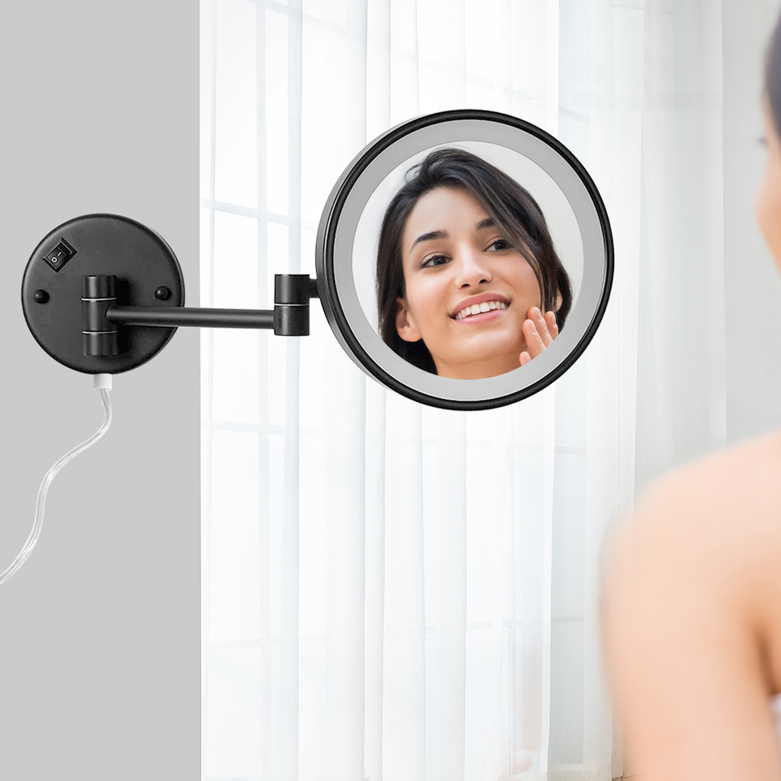 CERYPSA Makeup Mirror with Lights, Vanity Mirror with 7X Magnification