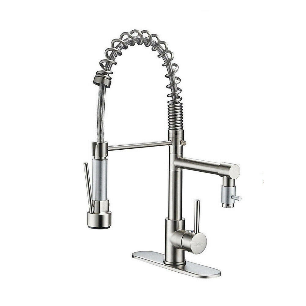 CES Commercial Kitchen Faucet with Pull Down Sprayer,2Function High