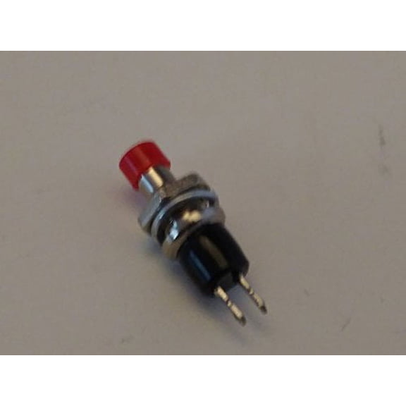 CES Momentary N.O. Classic Small Push Button Switch Red