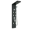 thumbnail image 1 of CES Shower Panel Tower System,Shower Column with Temperature Display,Rainfall Waterfall Shower Head Shower,6 Adjustable Body Jets,Handheld Shower,Wall Mount Black, 1 of 11