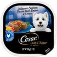 CESAR Adult Wet Dog STF9 Food Loaf & Topper in Sauce Rotisserie Chicken