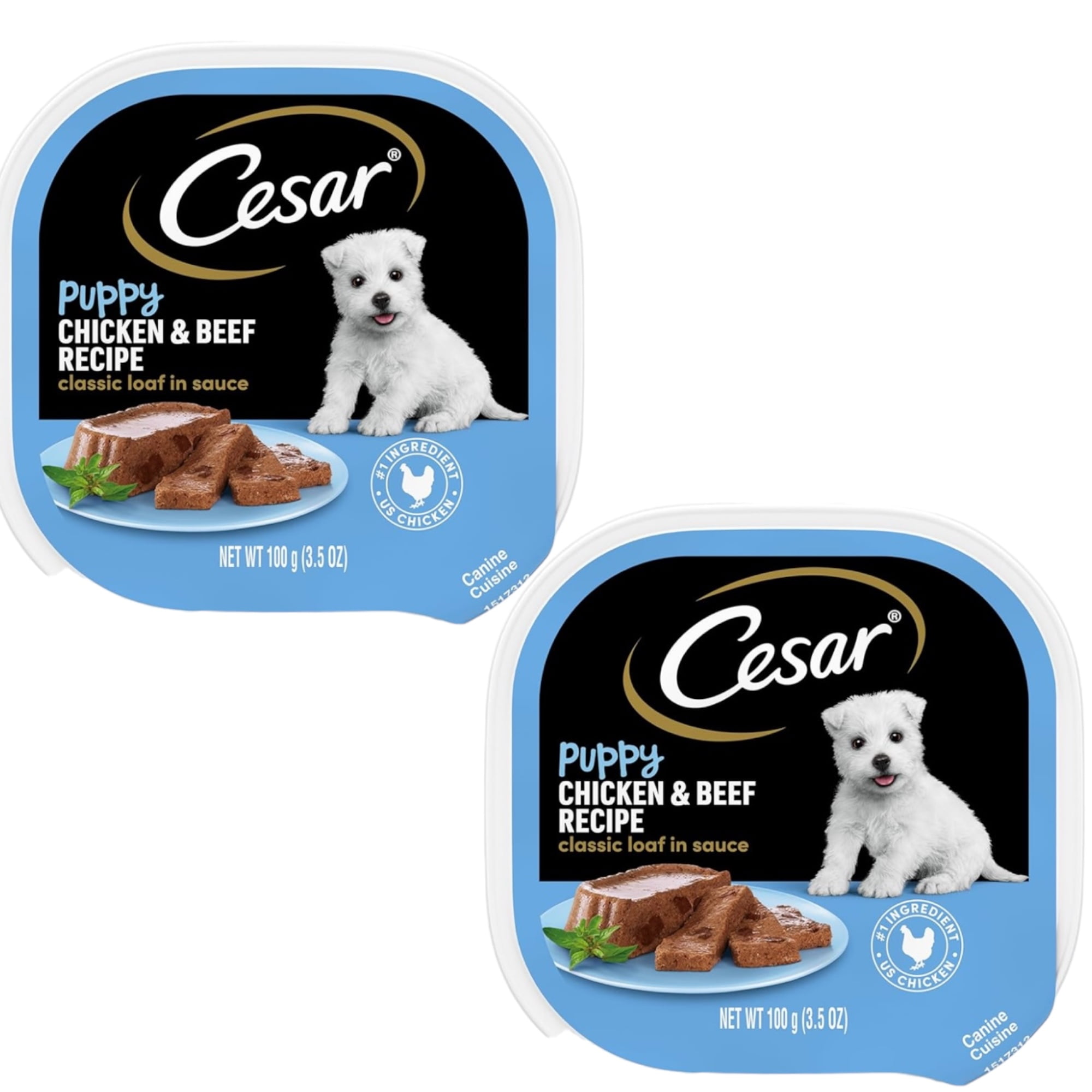 Puppy cesar dog food hot sale