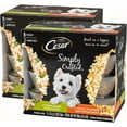 CESAR SIMPLY CRAFTED Adult Soft Wet Dog Food Meal Topper Variety Pack