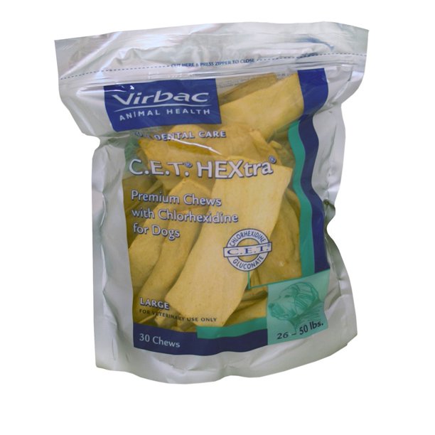 CET Hextra Chews, Large, 30 Count