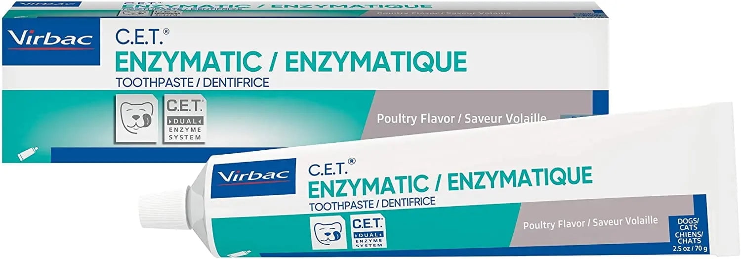 CET Virbac Enzymatic Dog Cat Toothpaste Poultry 70G