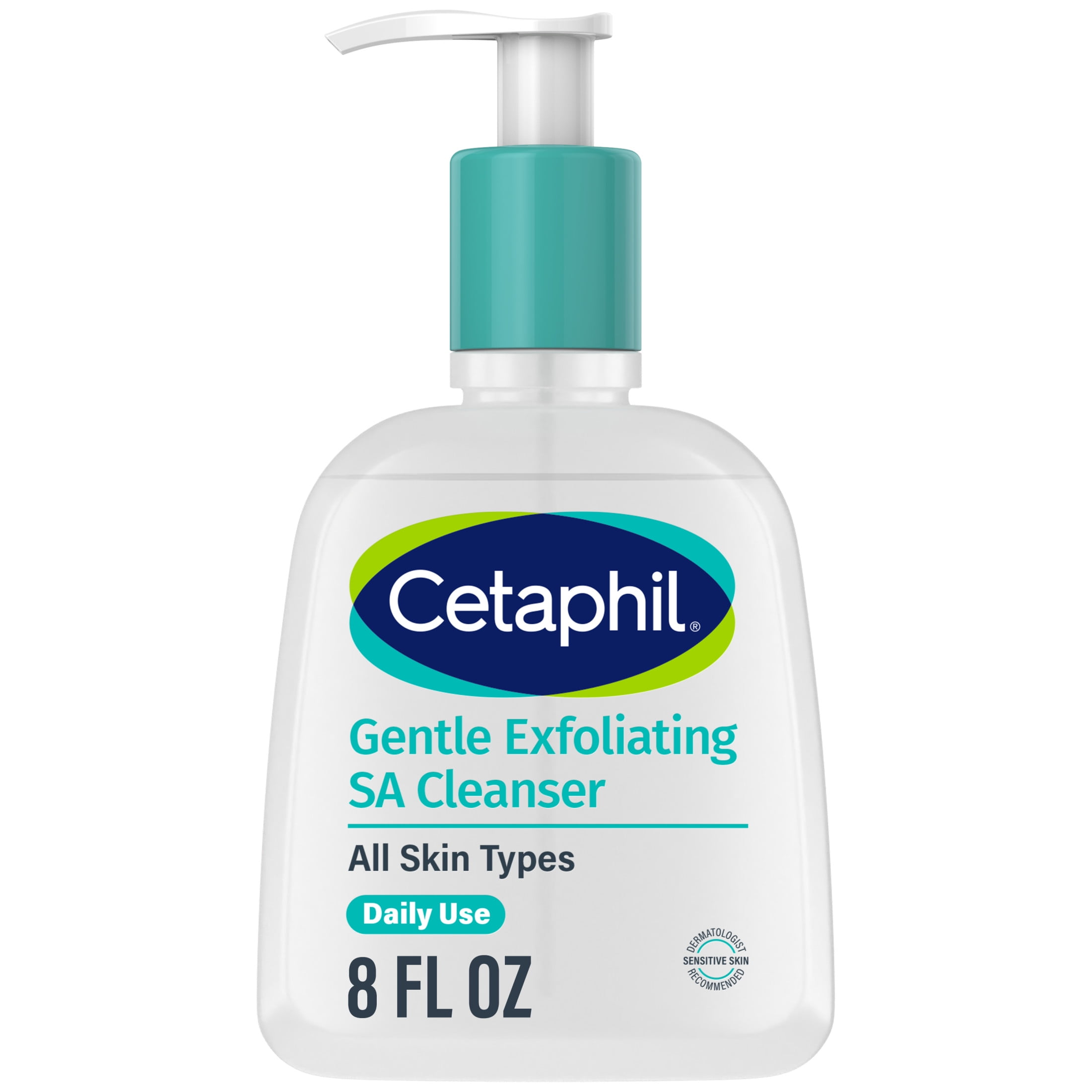 CETAPHIL Gentle Exfoliating SA Cleanser, Foaming Gel Cleanser with ...