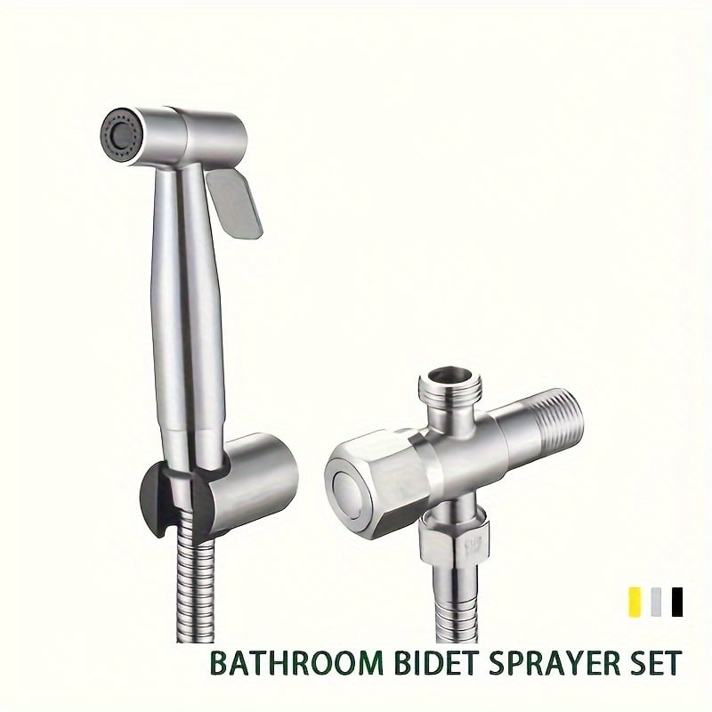 CEWBD Stainless Steel Bidet Sprayer Set for Toilet High-Pressure Handheld Bathroom Bidet Spray ...