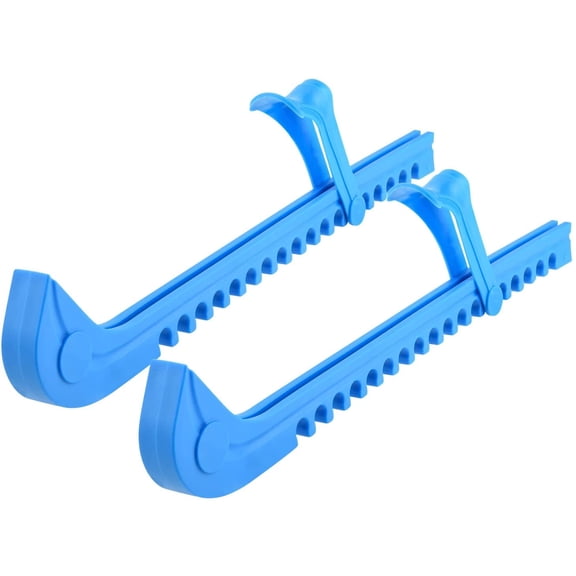 CEYAZYE 2 Pcs Ice Skate Blade Covers Ice Hockey Skate Blade Protectors with Adjustable Buckles for Ice Skating Figure Skating Gift for Ice Skating Enthusiasts
