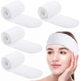 thumbnail image 1 of CEYAZYE 4Pcs Spa Facial Headbands for Women, Black Face Wash Headband Adjustable Make Up Wrap Head for Washing Face Shower Yoga, 1 of 14