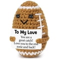 thumbnail image 1 of CEYAZYE Knitted Toys Funny Gag Gifts for Women,Sister, Brother, Dad, Mom,Bestfriends,Easter Basket Stuffers ，Small Gifts, Home Office Decor Christmas Stocking Stuffer, 1 of 10