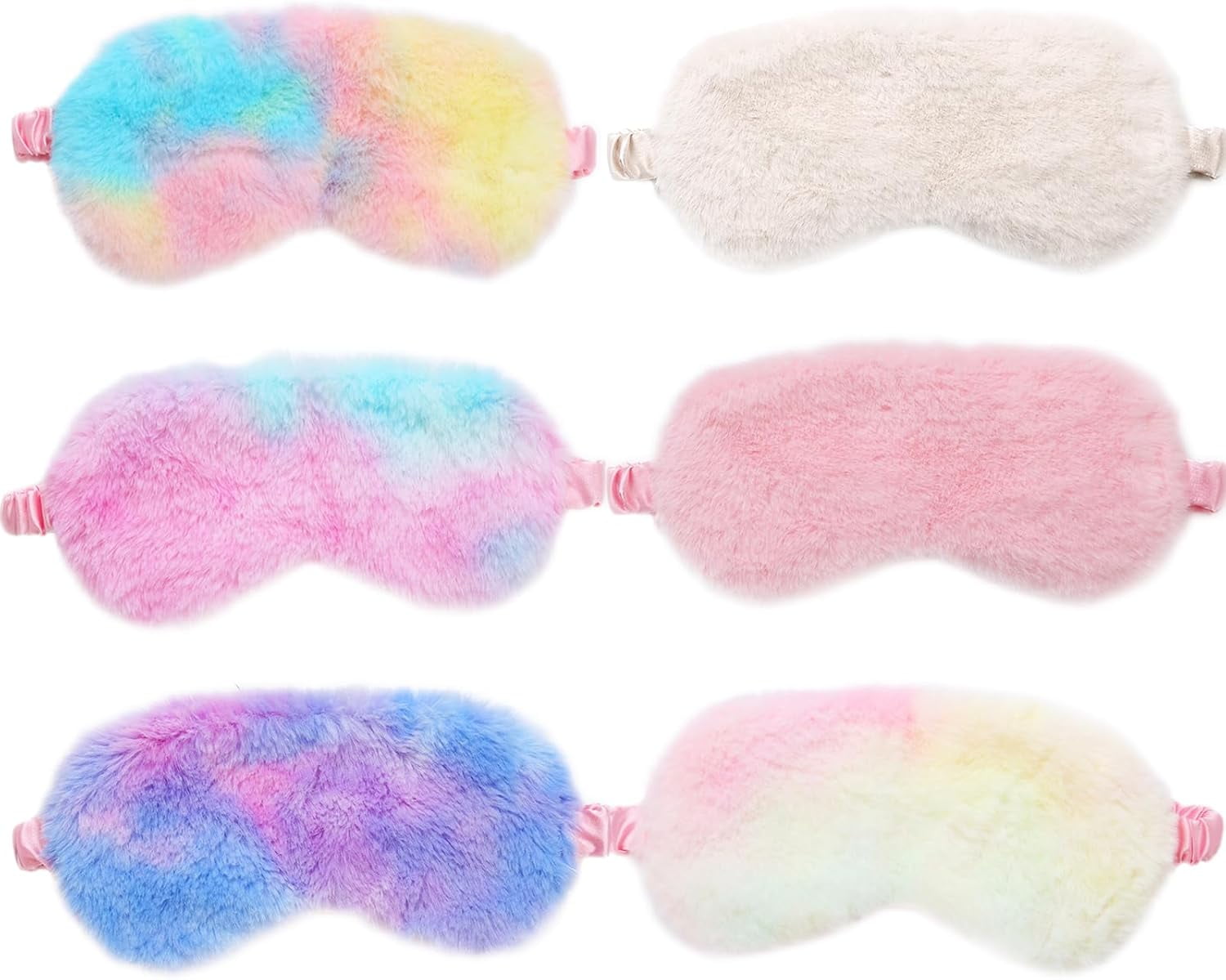 Sle Mask CEYAZYE Pack of 6 Women's Sleeping Eye Masks, Cute Sleeping Mask Soft ...
