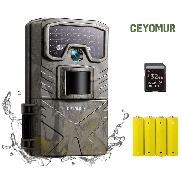 Ceyomur Trail Camera CY50 with 4 GB SD Card