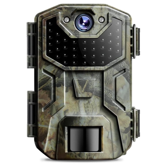 CocoBear Trail Camera 32MP 1080P Night Vision Game Camera, 0.2s Trigger, IP66 Waterproof, No-Glow Infrared, Motion Activated, Supports Up to 128GB SD Card, Hunting & Wildlife Monitoring