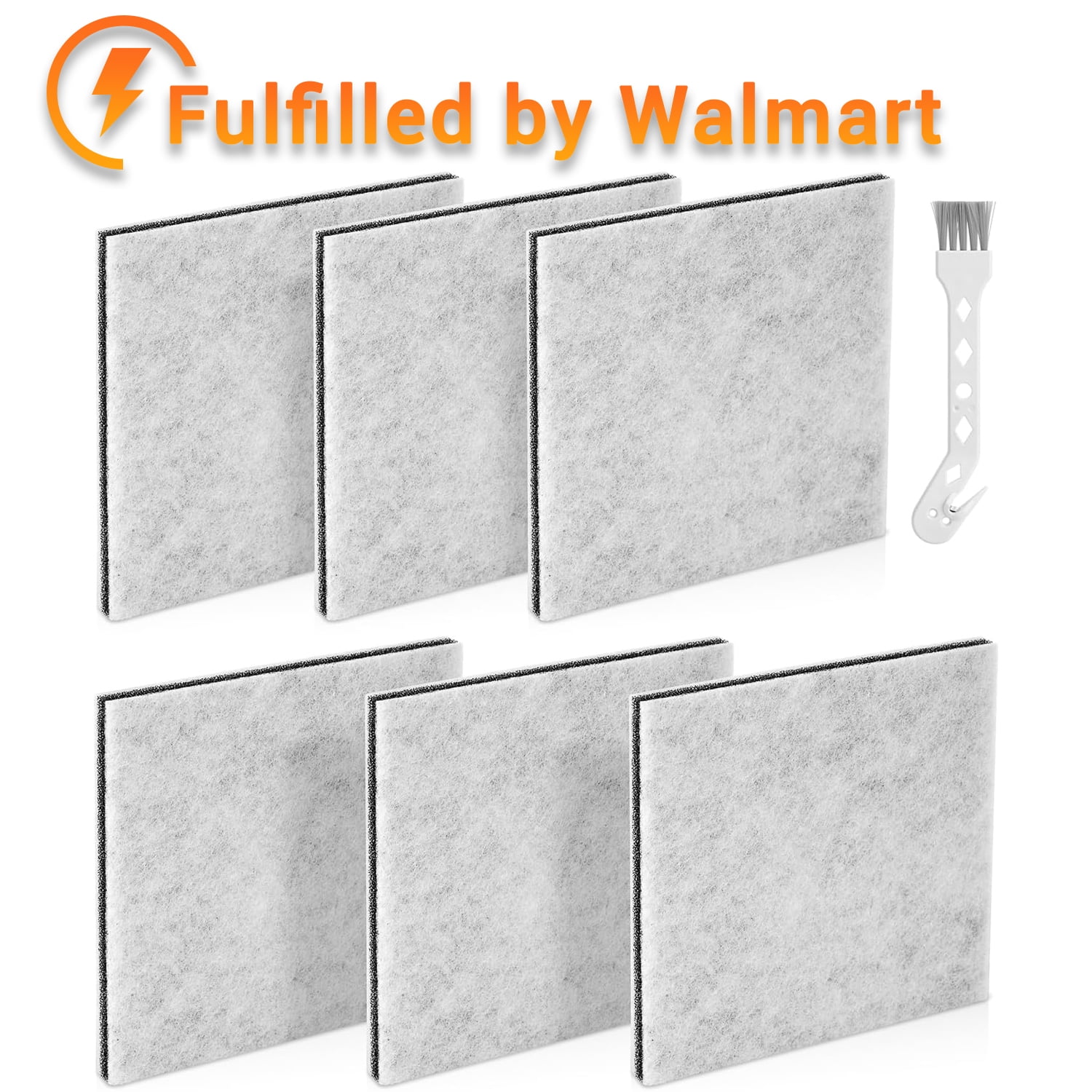 CF-1 86883 HEPA Filters for Kenmore Canister 20-86883, 2086883, 86880, 81002, 20-81002, 8175084, 6Pack Vacuum Motor Safety Filters for Kenmore Sears Progressive & Whispertone, for Panasonic Models