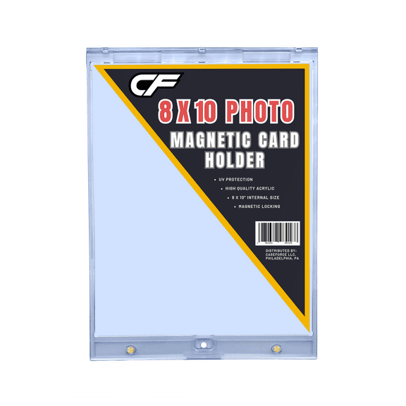 CF 8"x10" Photo Magnetic Card Holder - Wall Mountable - Photos, Memorabilia, Cards