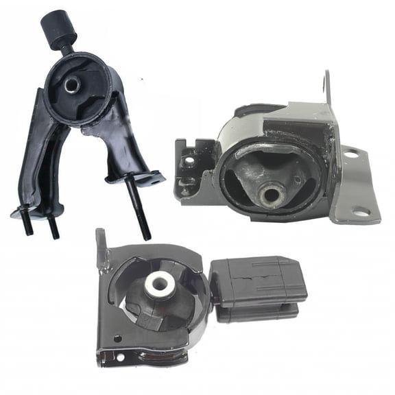 CF Advance For 00-05 Toyota Celica 1.8L Front and Rear Engine Motor and Transmission Mount 4219 4251 62079 New Set of 3PCS 2000 2001 2002 2003 2004 2005