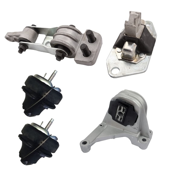 CF Advance For 01-07 Volvo S80 V70 XC70 XC90 2.3L 2.4L 2.5L Engine Motor Mount Set of 5pcs New 2001 2002 2003 2004 2005 2006 2007 4001 4003 4003 4038 7084