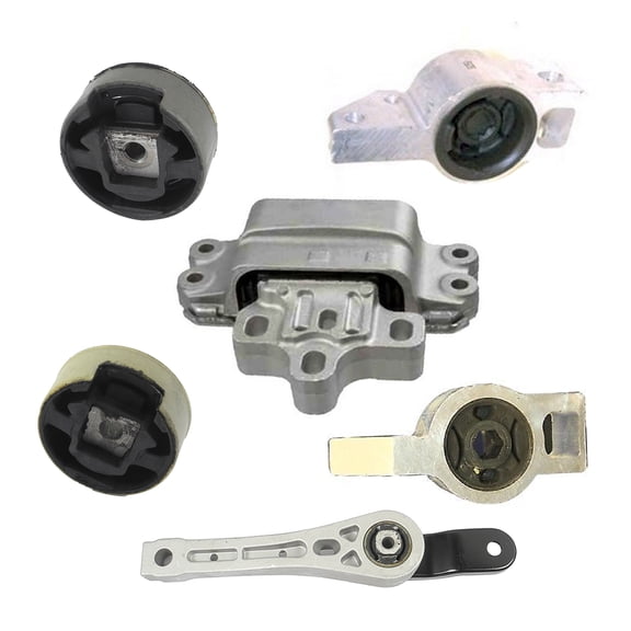 CF Advance For 06-13 Audi A3 Quattro Volkswagen GTI Jetta 2.0L Engine Motor and Transmission Mount Set of 6PCS A6960 A6962 A6966 A6969 A6965 A6964 2006 2007 2008 2009 2010 2011 2012 2013